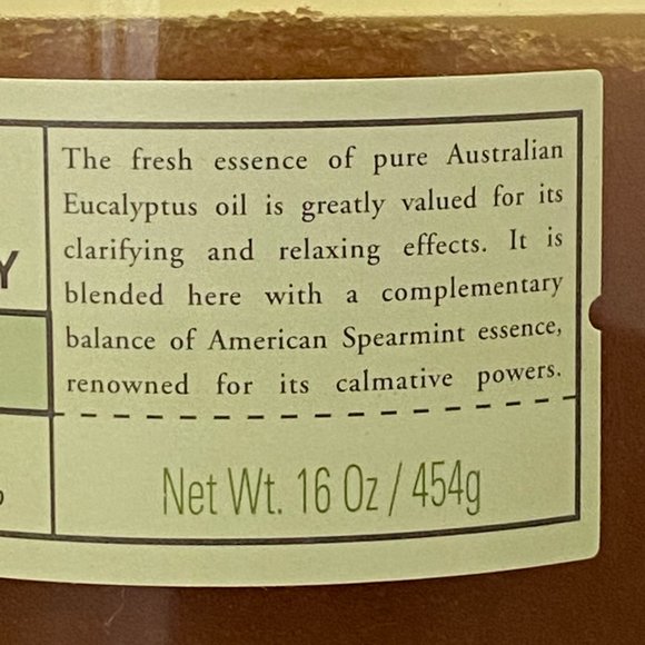 Bath & Body Works Aromatherapy EUCALYPTUS SPEARMINT Soothing Sugar Scrub *RARE* - Picture 5 of 9